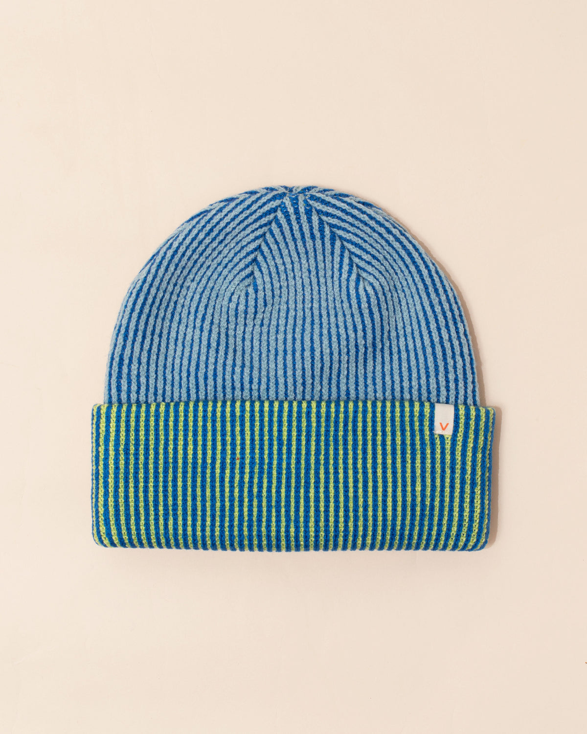 Verloop Stripe Cuff Beanie | Blue