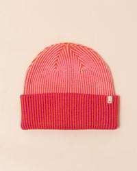 Verloop Stripe Cuff Beanie | Pink