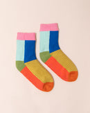Verloop Cosy Kaleidoscope House Socks | Patchwork