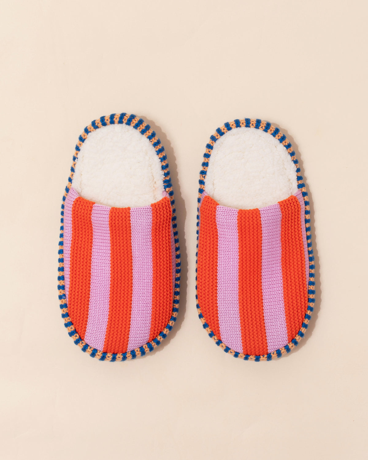 Verloop Super Stripe Slide Slippers | Poppy Lilac