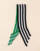 Verloop Colourblock Stripe Scarf | Green