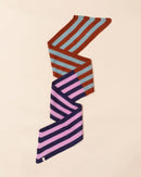 Verloop Colourblock Stripe Scarf | Lilac