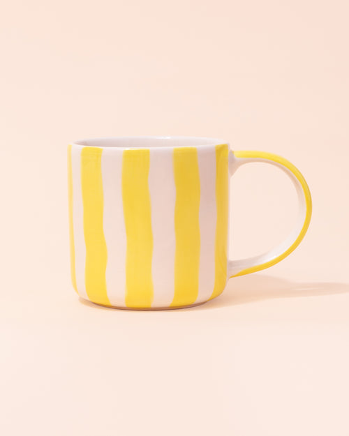 Stripe Mug | Yellow