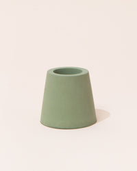 Concrete Candle Holder | Green
