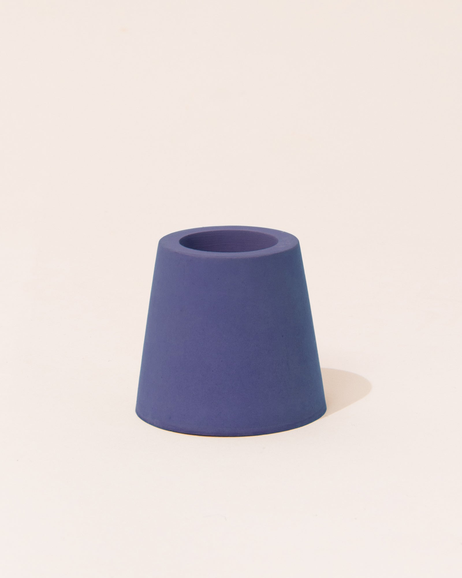 Concrete Candle Holder | Blue