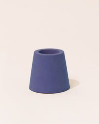 Concrete Candle Holder | Blue