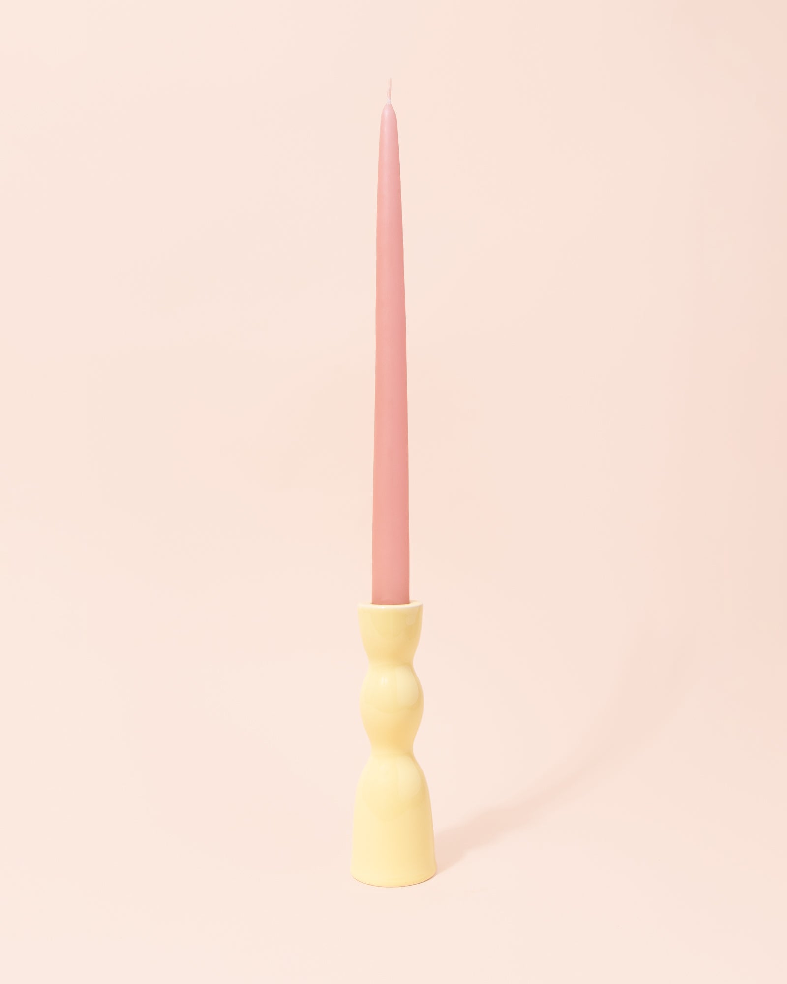 Wave Candle Holder | Yellow