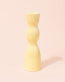 Wave Candle Holder | Yellow