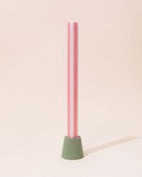 Concrete Candle Holder | Green