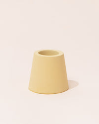 Concrete Candle Holder | Yellow