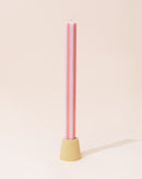 Concrete Candle Holder | Yellow