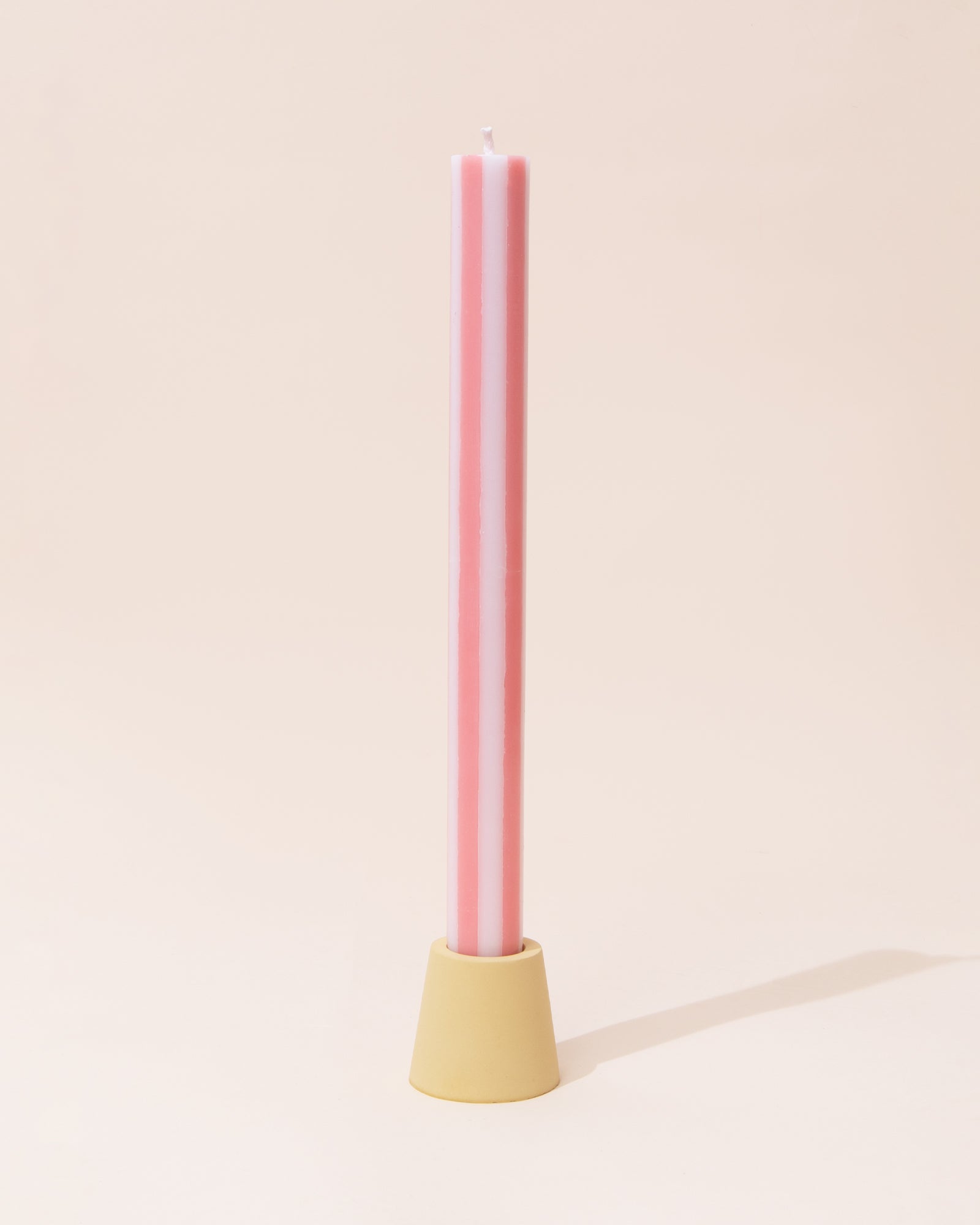 Concrete Candle Holder | Yellow