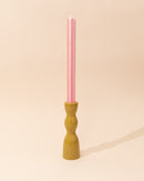 Wave Candle Holder | Olive