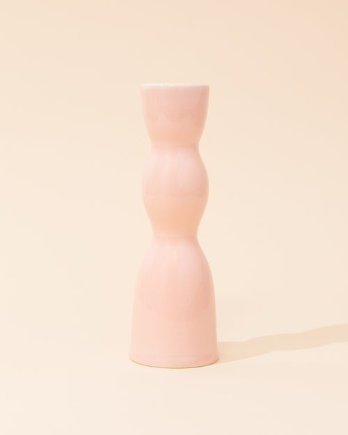 Wave Candle Holder | Pink
