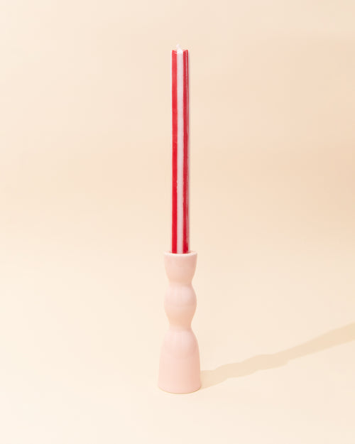 Wave Candle Holder | Pink