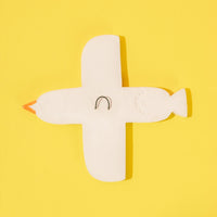 Ceramic Bird Wall Hanging | Yellow