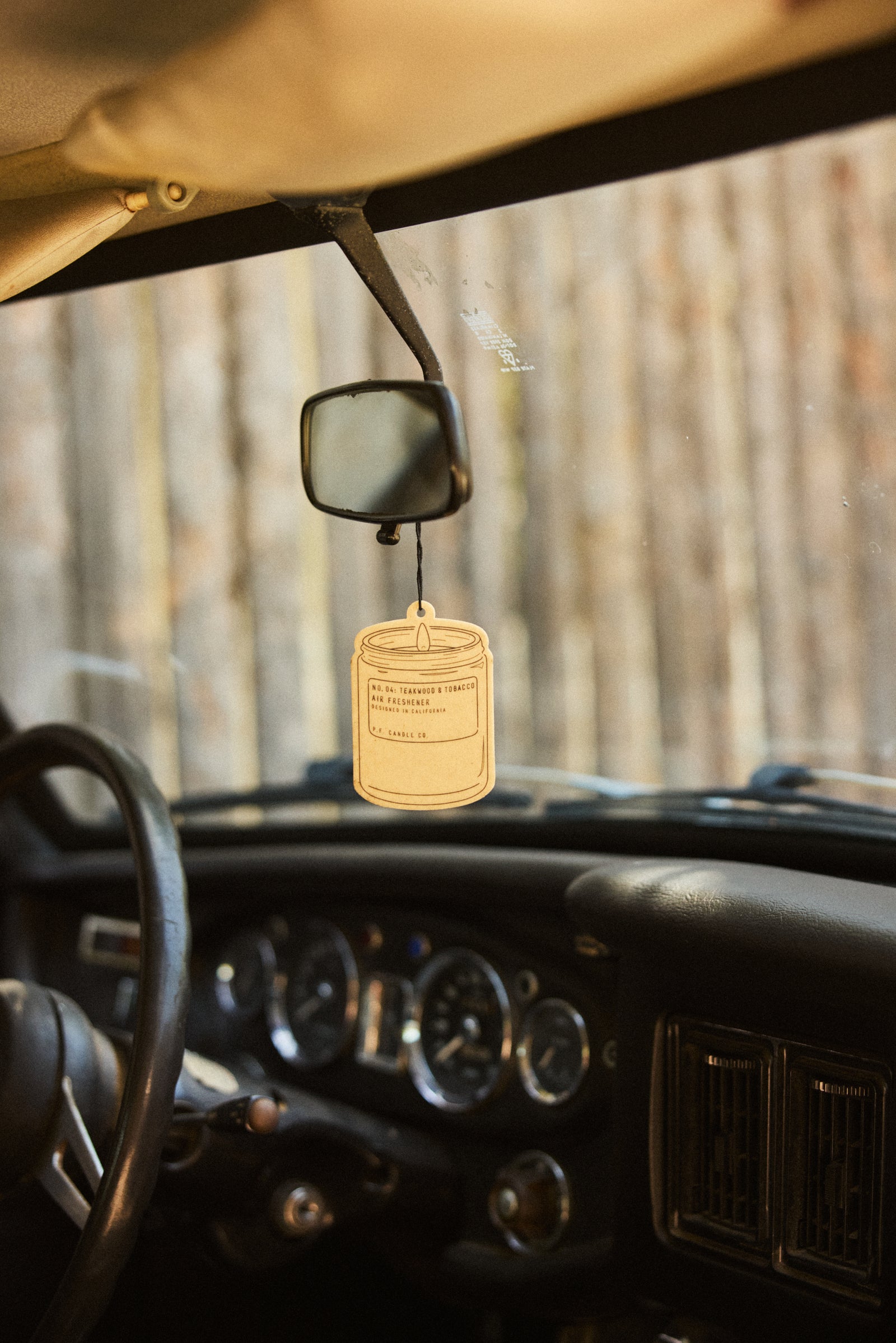 P.F Candle Air Freshener | Teakwood & Tobacco