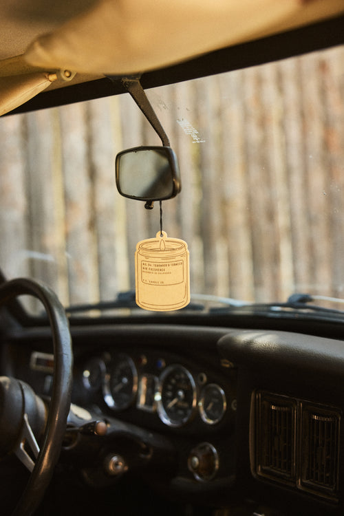 P.F Candle Air Freshener | Teakwood & Tobacco